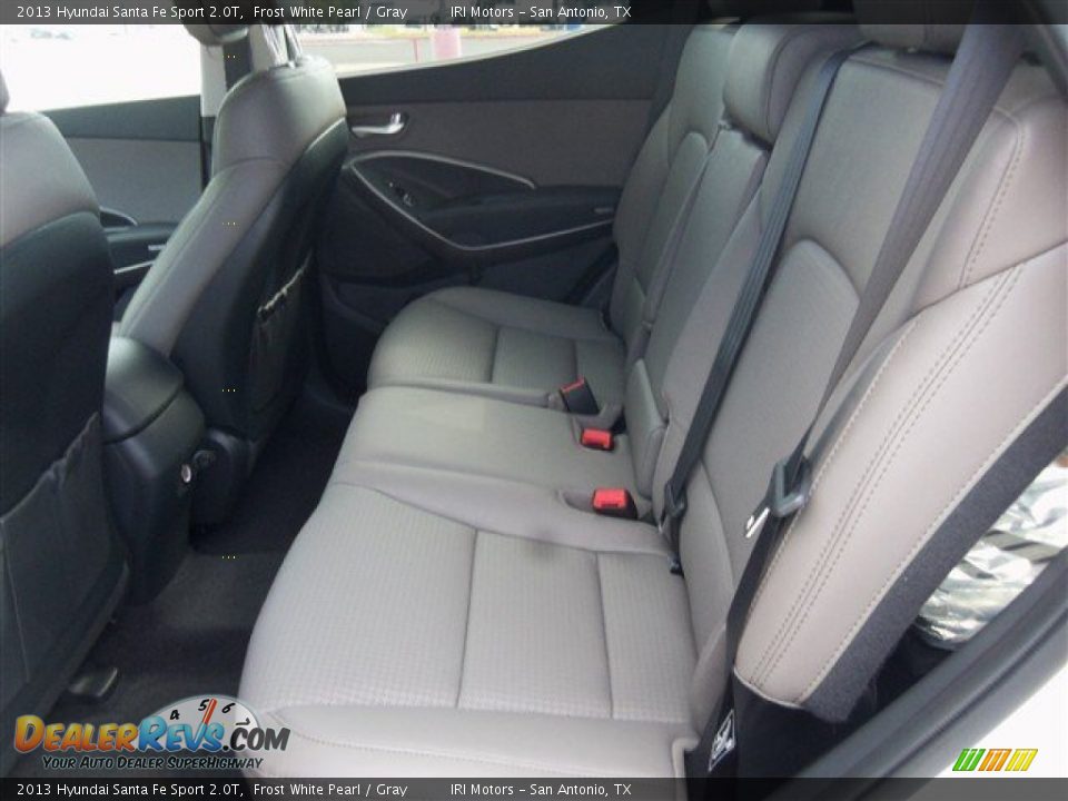 2013 Hyundai Santa Fe Sport 2.0T Frost White Pearl / Gray Photo #12