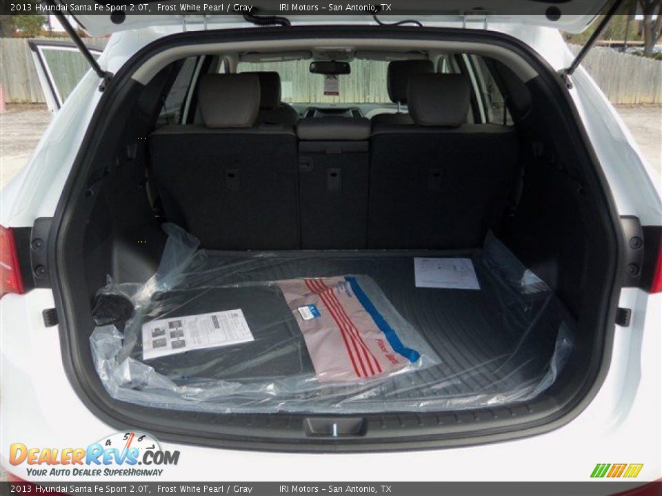 2013 Hyundai Santa Fe Sport 2.0T Frost White Pearl / Gray Photo #13