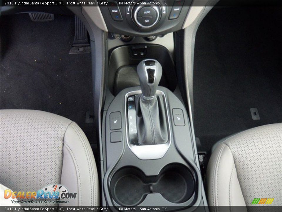 2013 Hyundai Santa Fe Sport 2.0T Frost White Pearl / Gray Photo #16