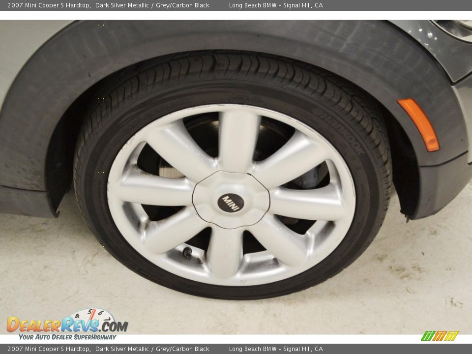 2007 Mini Cooper S Hardtop Dark Silver Metallic / Grey/Carbon Black Photo #3