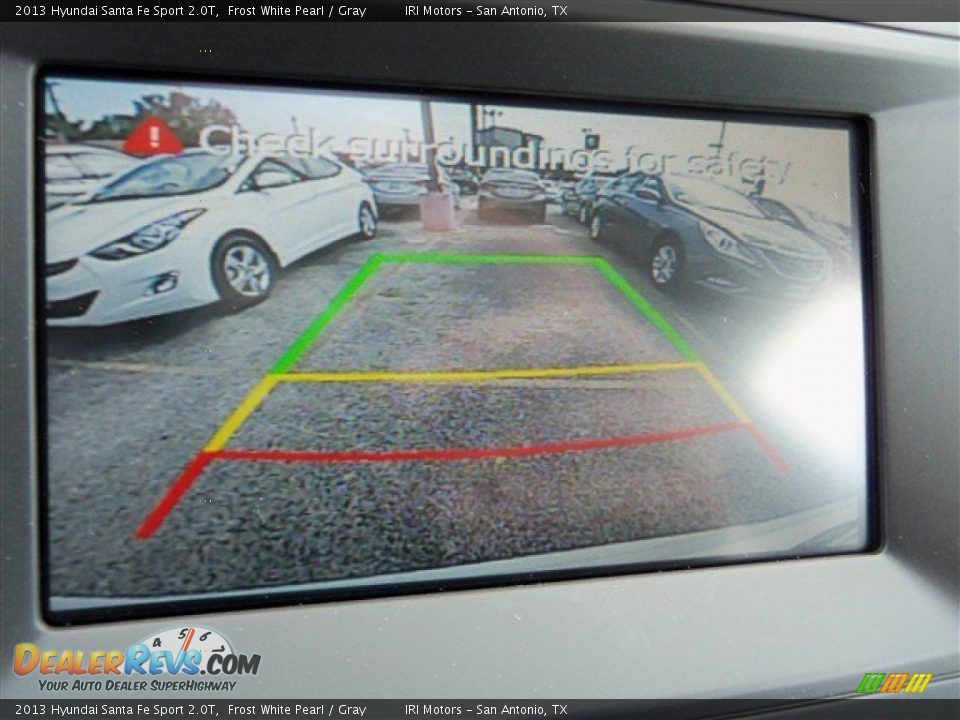 2013 Hyundai Santa Fe Sport 2.0T Frost White Pearl / Gray Photo #18