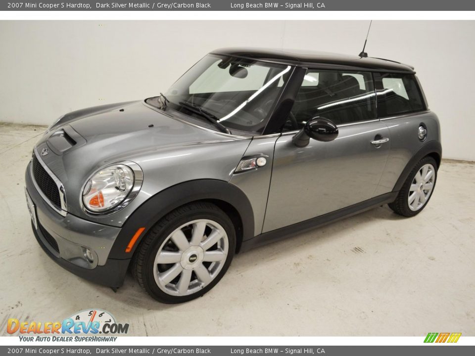 2007 Mini Cooper S Hardtop Dark Silver Metallic / Grey/Carbon Black Photo #5