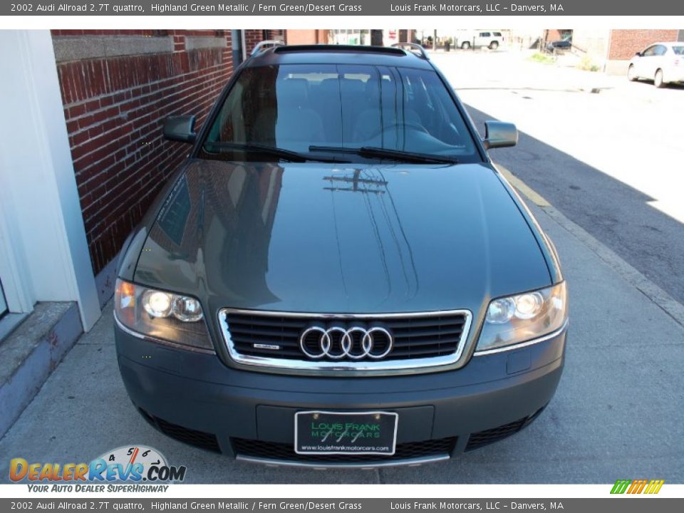 2002 Audi Allroad 2.7T quattro Highland Green Metallic / Fern Green/Desert Grass Photo #7