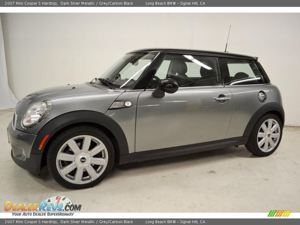 2007 Mini Cooper S Hardtop Dark Silver Metallic / Grey/Carbon Black Photo #6