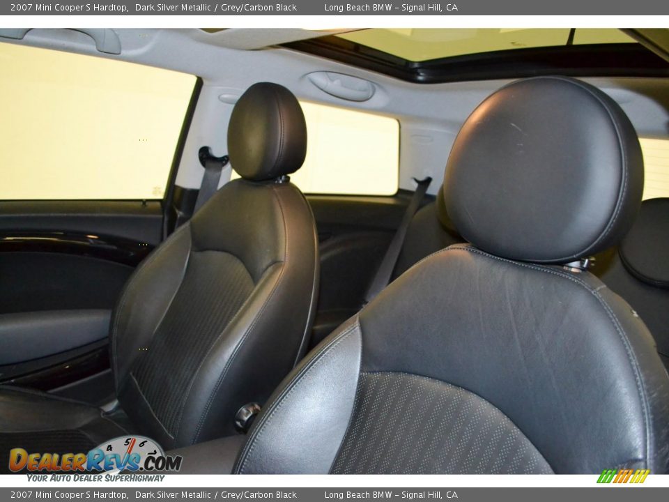 2007 Mini Cooper S Hardtop Dark Silver Metallic / Grey/Carbon Black Photo #11