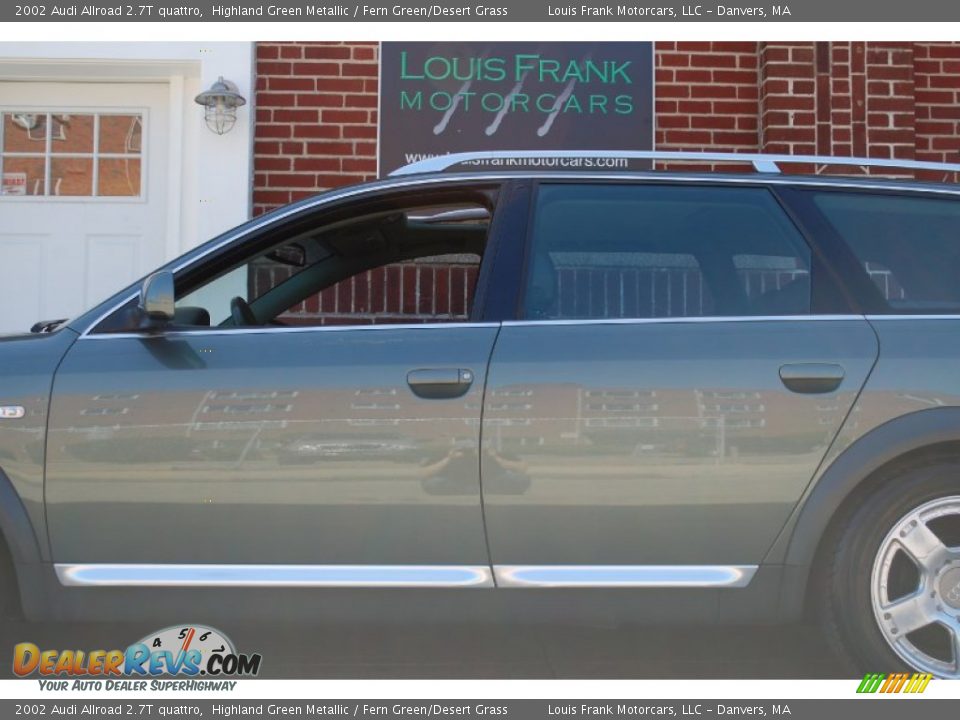 2002 Audi Allroad 2.7T quattro Highland Green Metallic / Fern Green/Desert Grass Photo #19