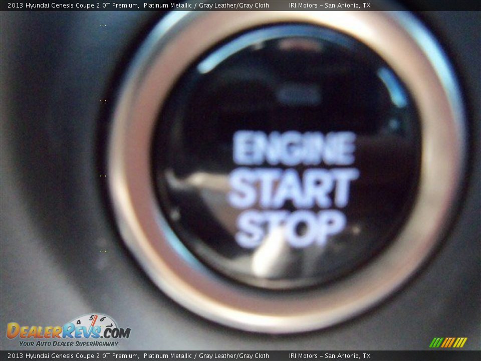 2013 Hyundai Genesis Coupe 2.0T Premium Platinum Metallic / Gray Leather/Gray Cloth Photo #18