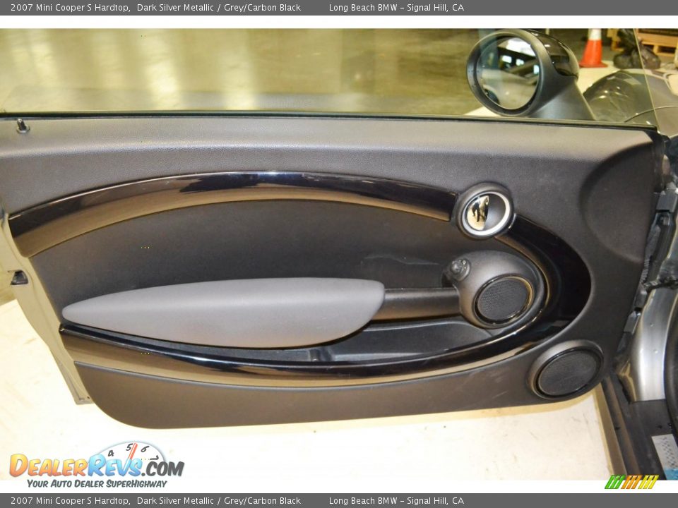 2007 Mini Cooper S Hardtop Dark Silver Metallic / Grey/Carbon Black Photo #13