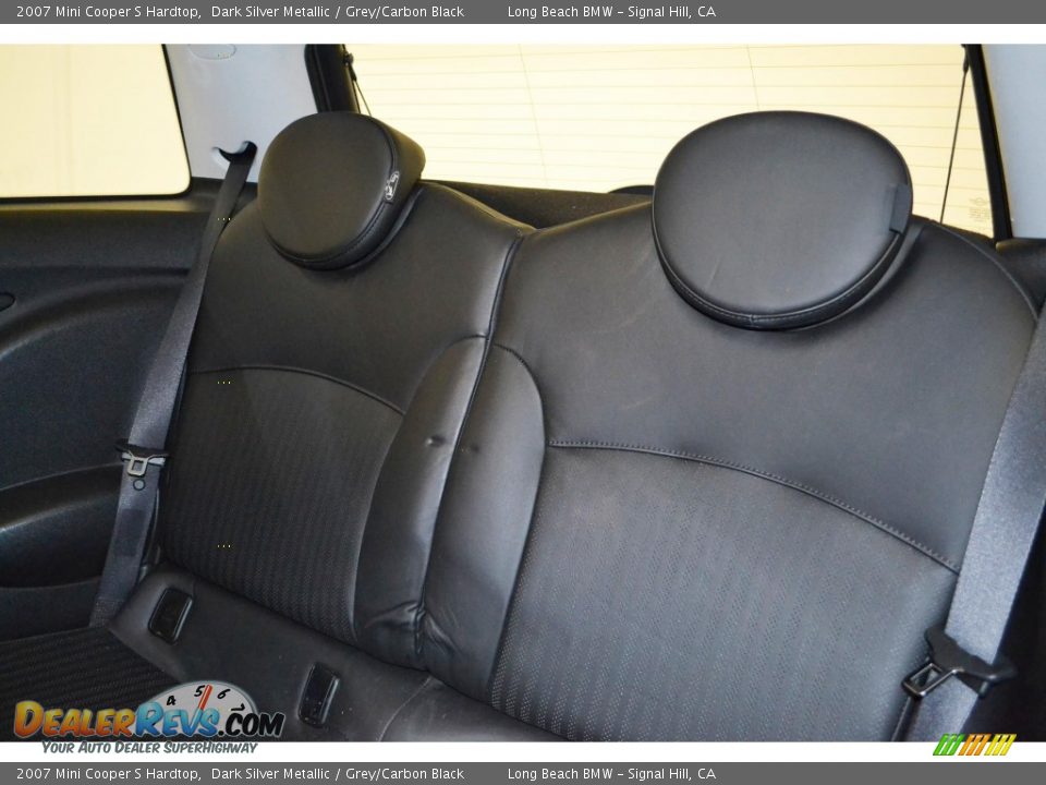 2007 Mini Cooper S Hardtop Dark Silver Metallic / Grey/Carbon Black Photo #14