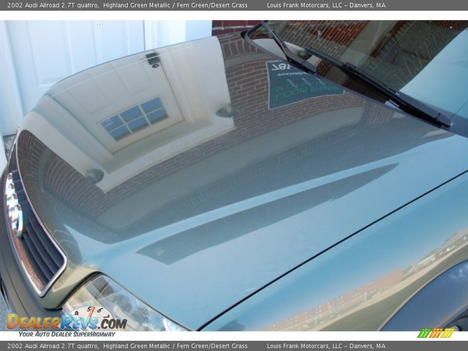 2002 Audi Allroad 2.7T quattro Highland Green Metallic / Fern Green/Desert Grass Photo #23
