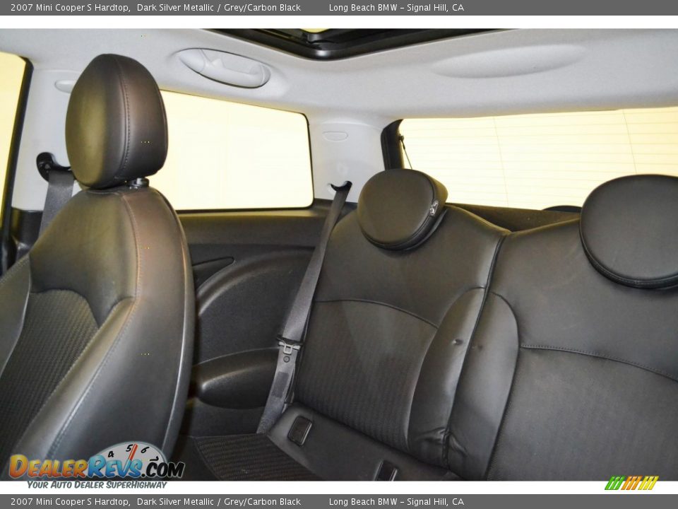 2007 Mini Cooper S Hardtop Dark Silver Metallic / Grey/Carbon Black Photo #15