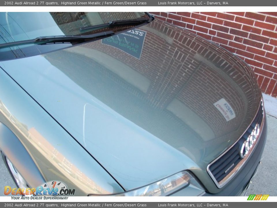2002 Audi Allroad 2.7T quattro Highland Green Metallic / Fern Green/Desert Grass Photo #24
