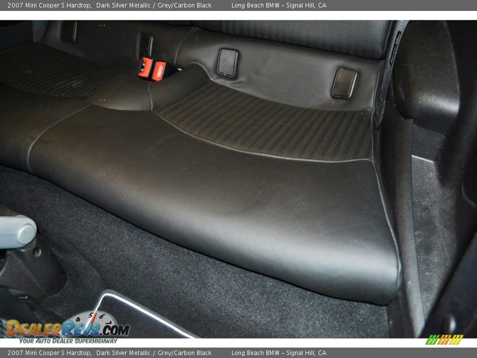 2007 Mini Cooper S Hardtop Dark Silver Metallic / Grey/Carbon Black Photo #16