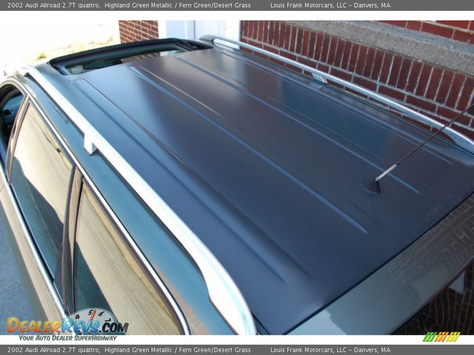 2002 Audi Allroad 2.7T quattro Highland Green Metallic / Fern Green/Desert Grass Photo #26