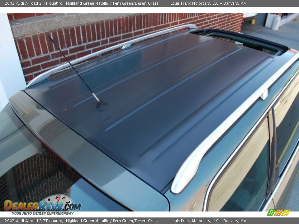 2002 Audi Allroad 2.7T quattro Highland Green Metallic / Fern Green/Desert Grass Photo #27