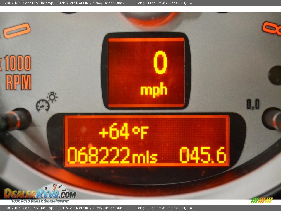 2007 Mini Cooper S Hardtop Dark Silver Metallic / Grey/Carbon Black Photo #17