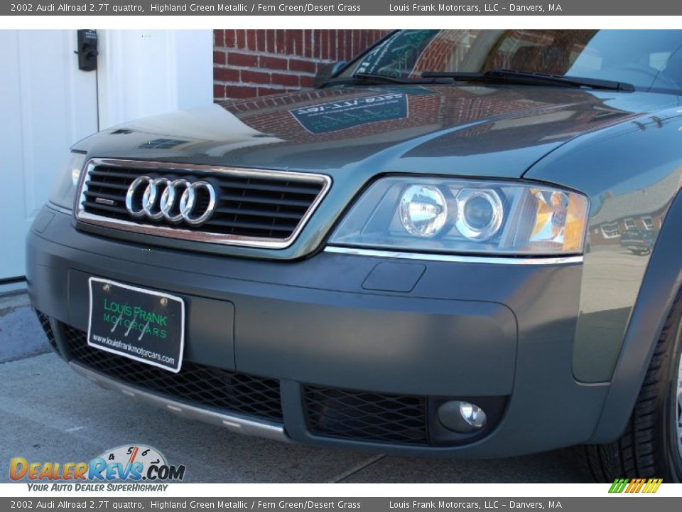 2002 Audi Allroad 2.7T quattro Highland Green Metallic / Fern Green/Desert Grass Photo #28
