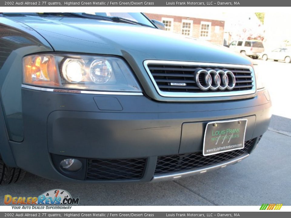 2002 Audi Allroad 2.7T quattro Highland Green Metallic / Fern Green/Desert Grass Photo #30