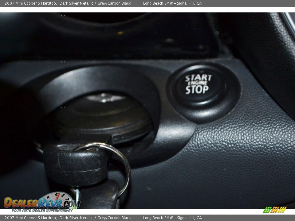 2007 Mini Cooper S Hardtop Dark Silver Metallic / Grey/Carbon Black Photo #24