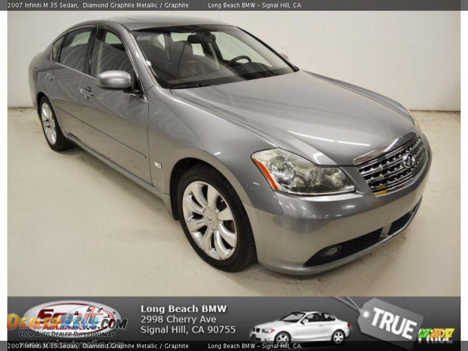 2007 Infiniti M 35 Sedan Diamond Graphite Metallic / Graphite Photo #1