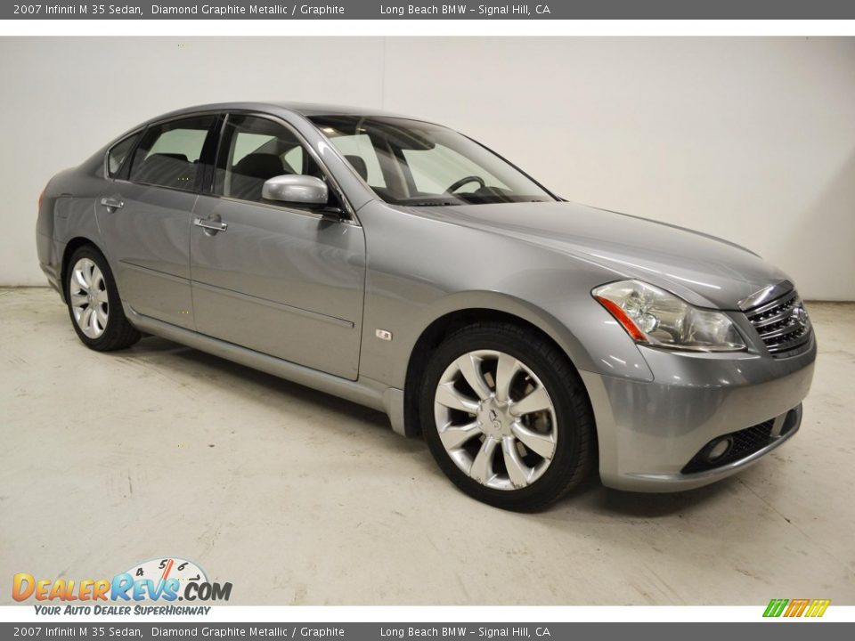 2007 Infiniti M 35 Sedan Diamond Graphite Metallic / Graphite Photo #2