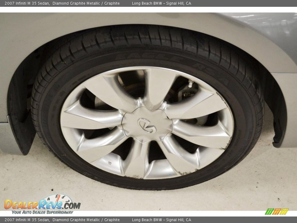 2007 Infiniti M 35 Sedan Diamond Graphite Metallic / Graphite Photo #3