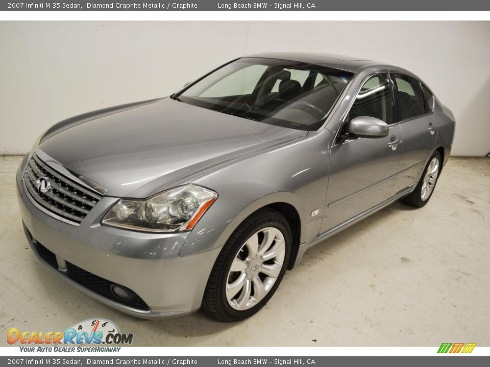 2007 Infiniti M 35 Sedan Diamond Graphite Metallic / Graphite Photo #5