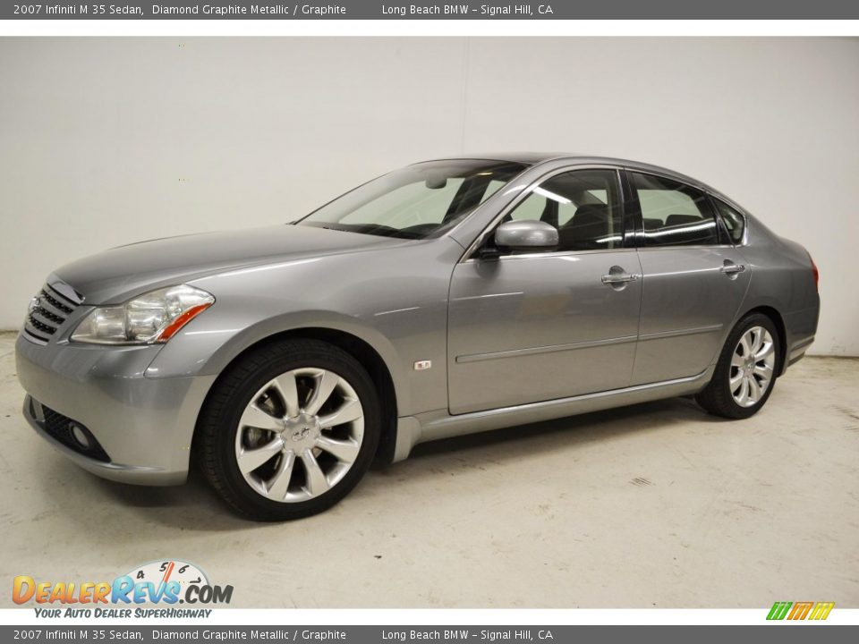 2007 Infiniti M 35 Sedan Diamond Graphite Metallic / Graphite Photo #6