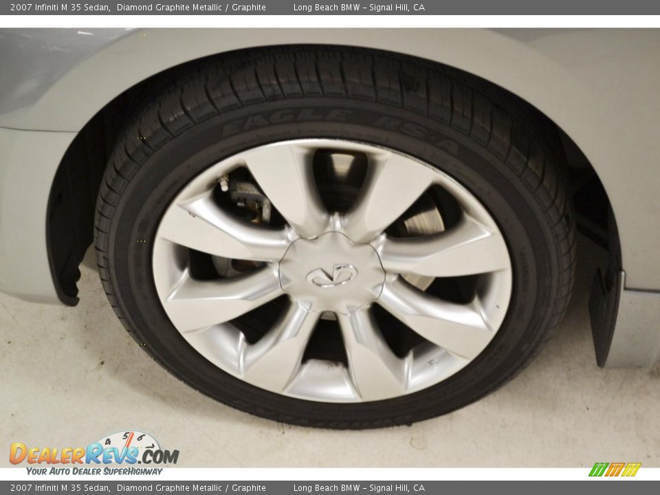 2007 Infiniti M 35 Sedan Diamond Graphite Metallic / Graphite Photo #7