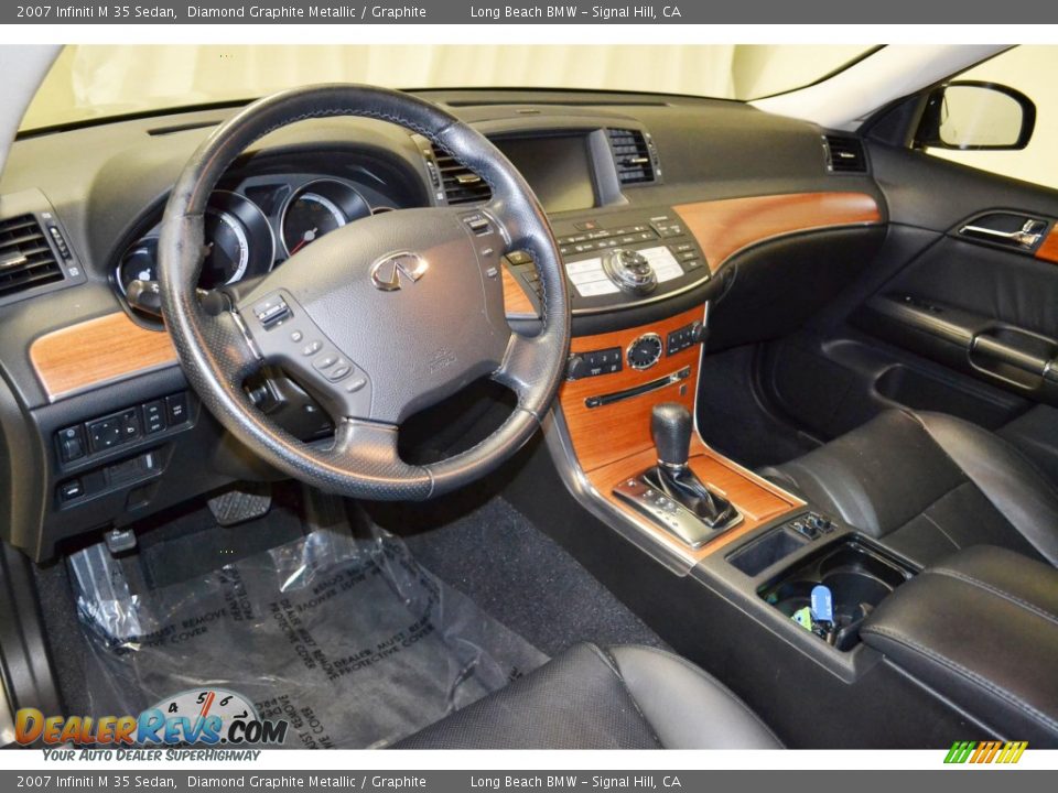 2007 Infiniti M 35 Sedan Diamond Graphite Metallic / Graphite Photo #9
