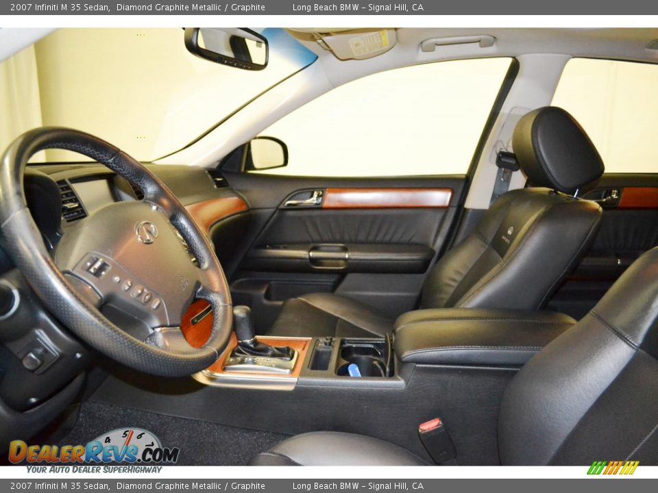 2007 Infiniti M 35 Sedan Diamond Graphite Metallic / Graphite Photo #10