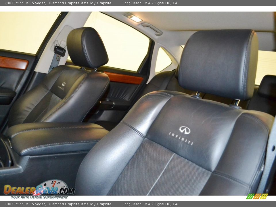 2007 Infiniti M 35 Sedan Diamond Graphite Metallic / Graphite Photo #11