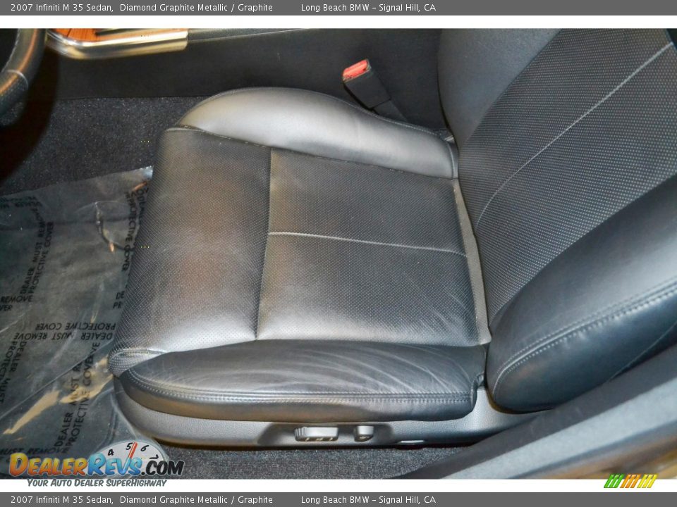 2007 Infiniti M 35 Sedan Diamond Graphite Metallic / Graphite Photo #12