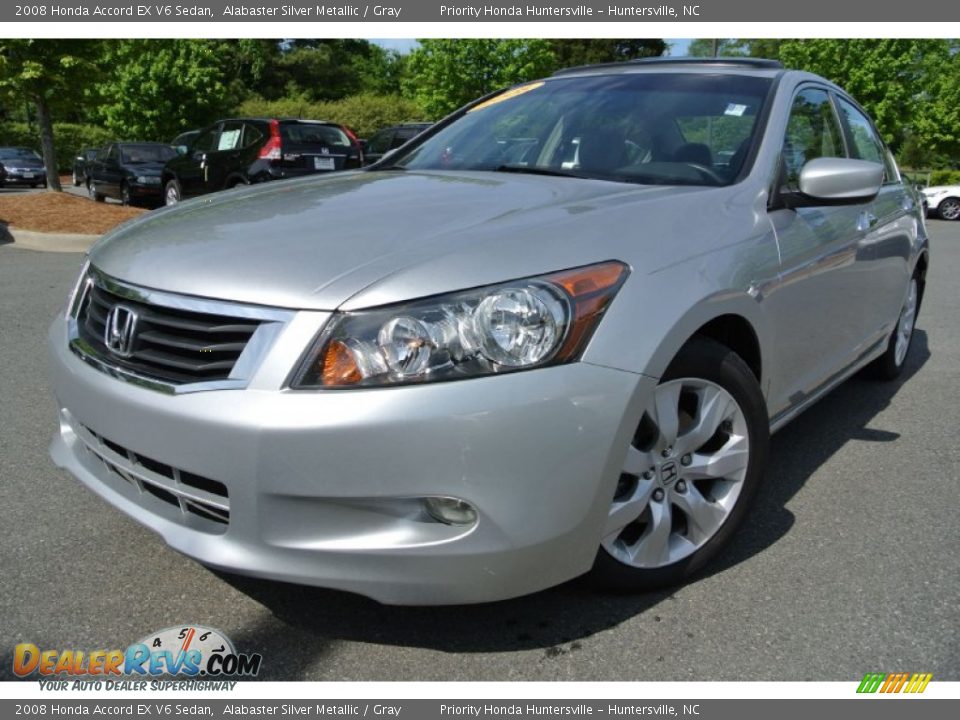 Front 3/4 View of 2008 Honda Accord EX V6 Sedan Photo #1