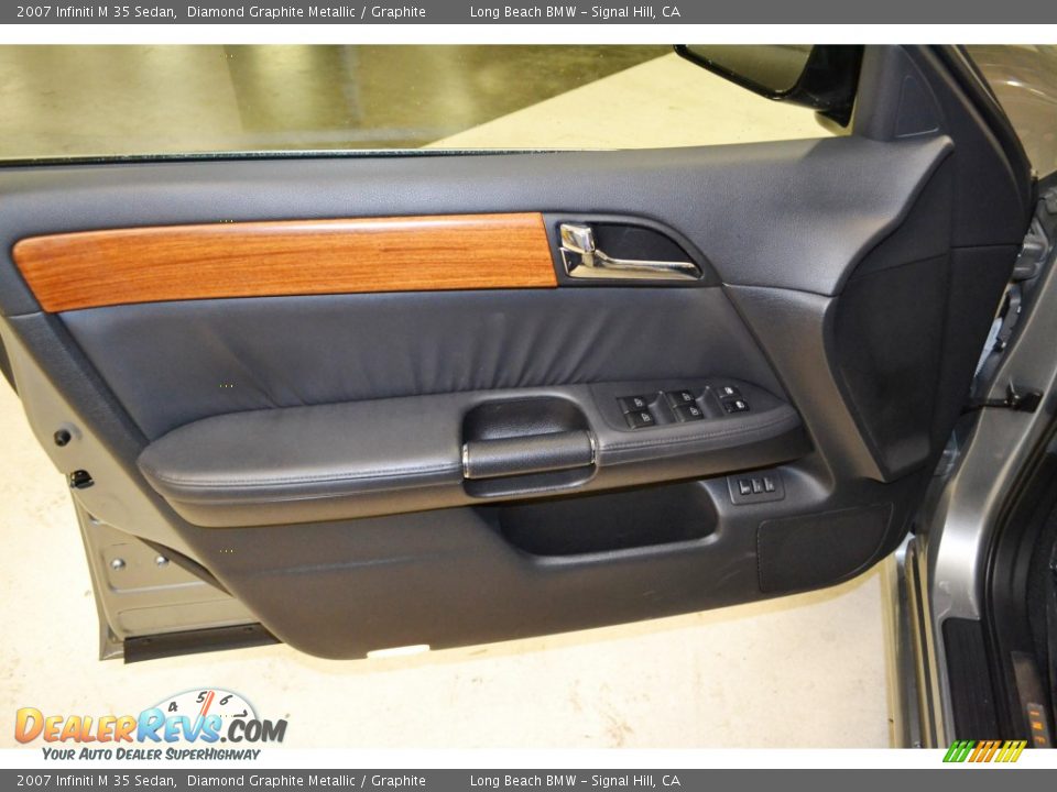 2007 Infiniti M 35 Sedan Diamond Graphite Metallic / Graphite Photo #13
