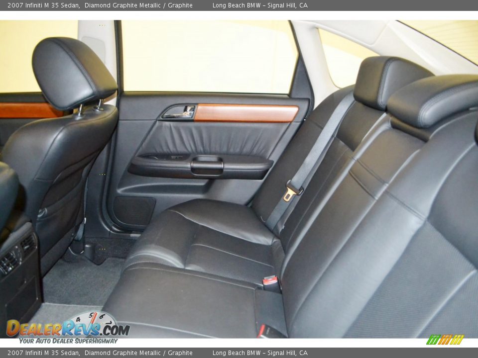 2007 Infiniti M 35 Sedan Diamond Graphite Metallic / Graphite Photo #15