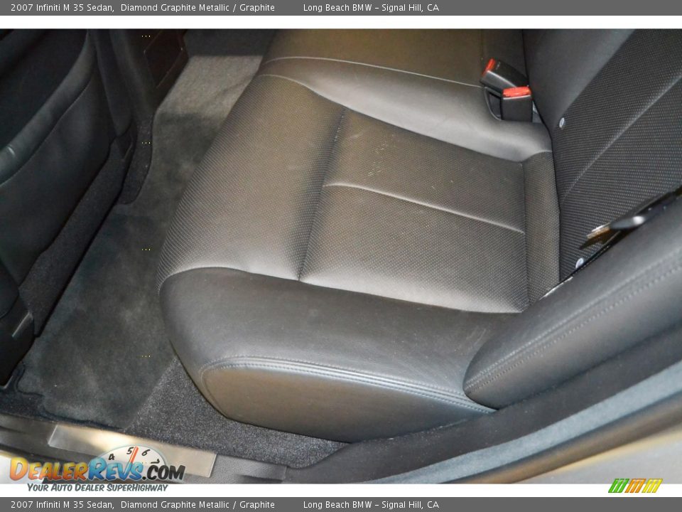 2007 Infiniti M 35 Sedan Diamond Graphite Metallic / Graphite Photo #16