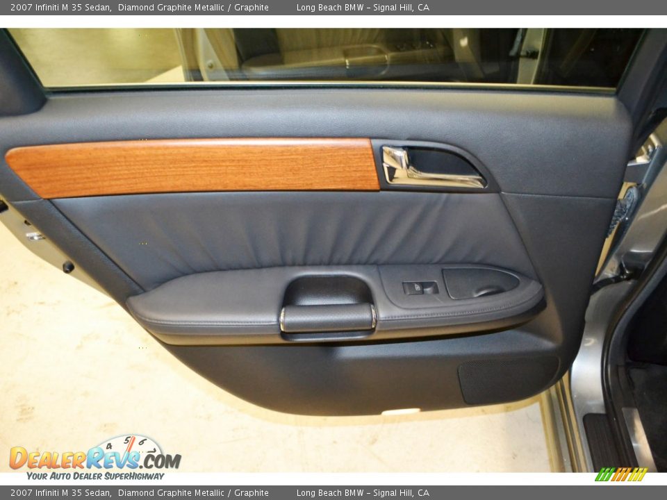2007 Infiniti M 35 Sedan Diamond Graphite Metallic / Graphite Photo #17