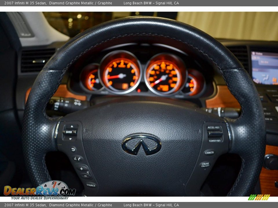 2007 Infiniti M 35 Sedan Diamond Graphite Metallic / Graphite Photo #21
