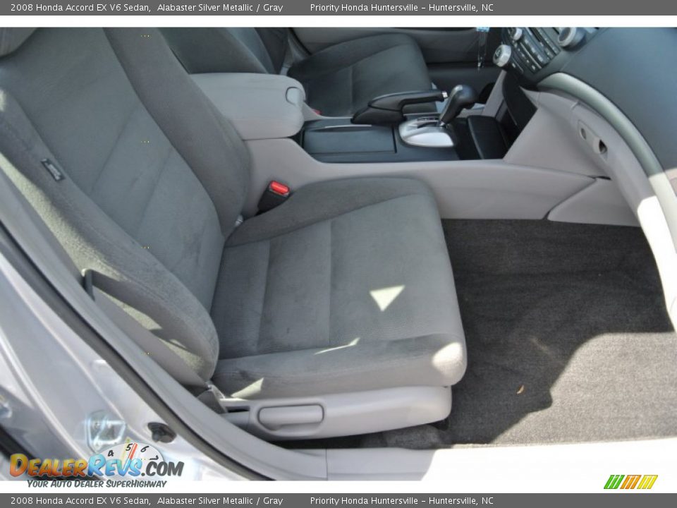 Front Seat of 2008 Honda Accord EX V6 Sedan Photo #19