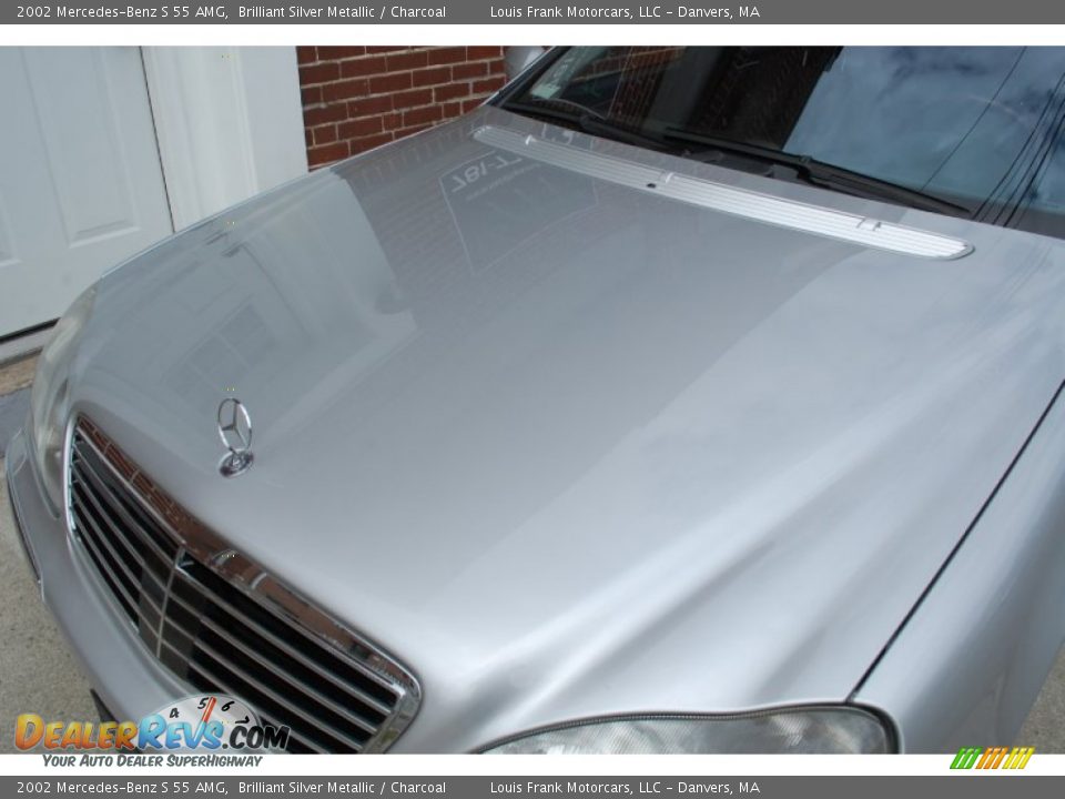 2002 Mercedes-Benz S 55 AMG Brilliant Silver Metallic / Charcoal Photo #11