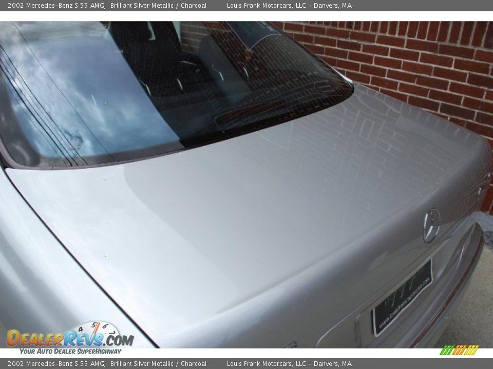 2002 Mercedes-Benz S 55 AMG Brilliant Silver Metallic / Charcoal Photo #13
