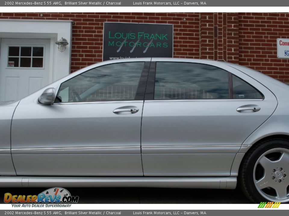 2002 Mercedes-Benz S 55 AMG Brilliant Silver Metallic / Charcoal Photo #17