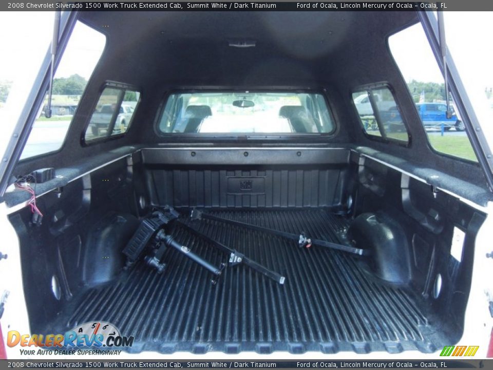2008 Chevrolet Silverado 1500 Work Truck Extended Cab Summit White / Dark Titanium Photo #11