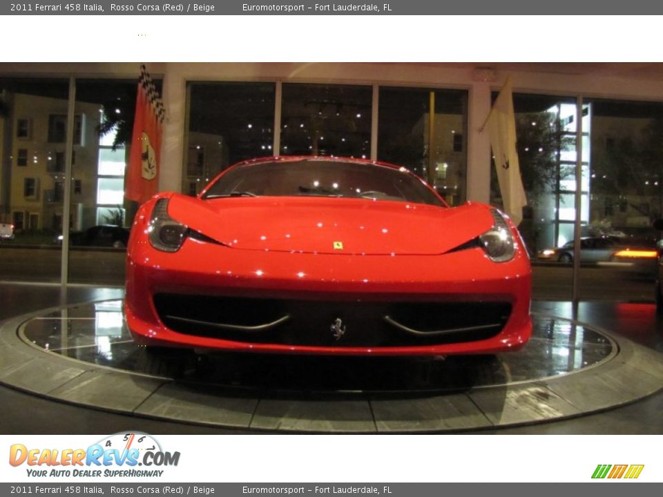 2011 Ferrari 458 Italia Rosso Corsa (Red) / Beige Photo #5