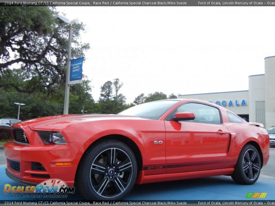 2014 Ford Mustang GT/CS California Special Coupe Race Red / California Special Charcoal Black/Miko Suede Photo #1