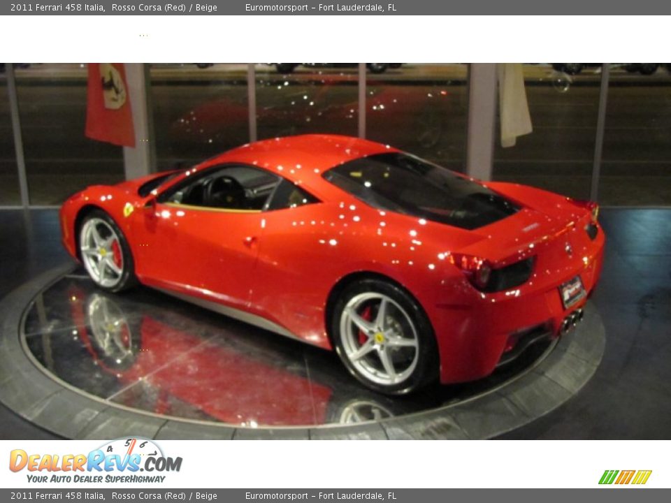 2011 Ferrari 458 Italia Rosso Corsa (Red) / Beige Photo #11