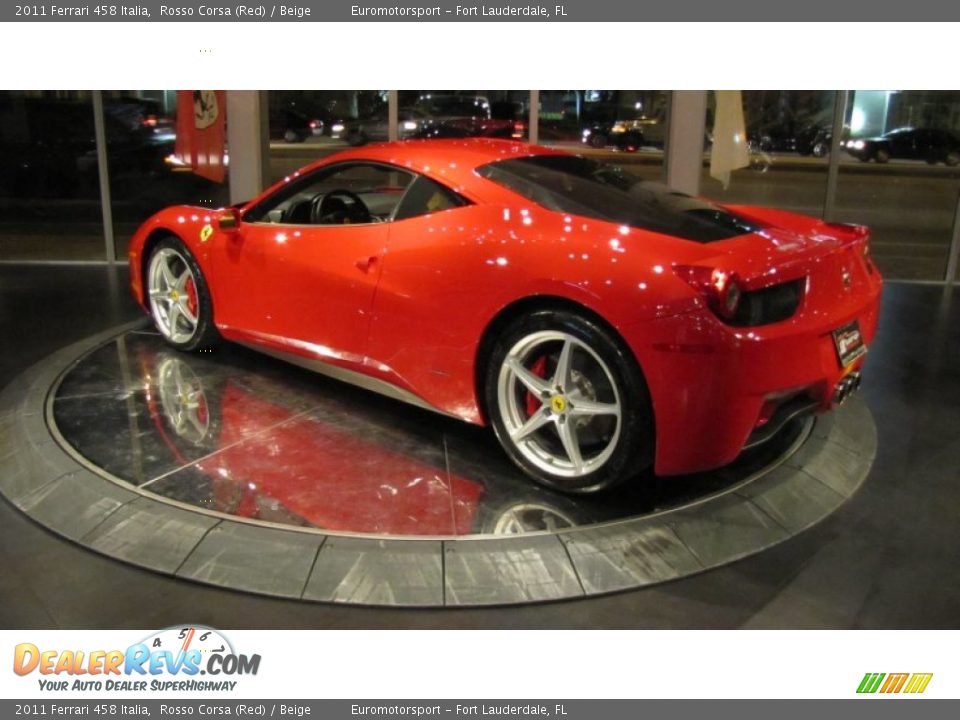 2011 Ferrari 458 Italia Rosso Corsa (Red) / Beige Photo #12