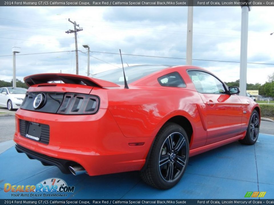 2014 Ford Mustang GT/CS California Special Coupe Race Red / California Special Charcoal Black/Miko Suede Photo #3