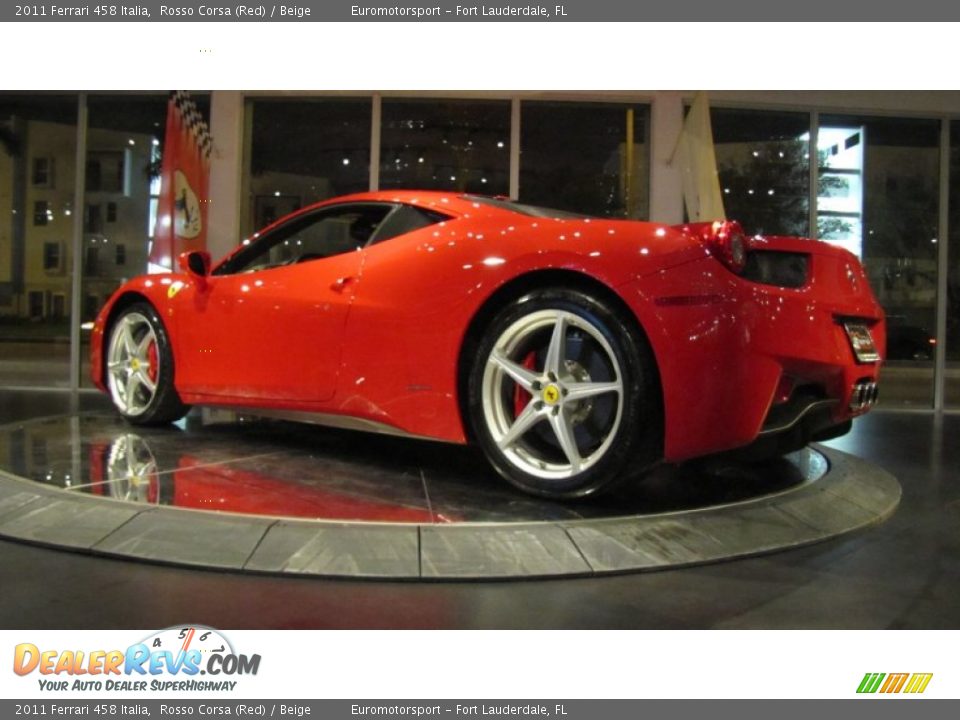 2011 Ferrari 458 Italia Rosso Corsa (Red) / Beige Photo #13